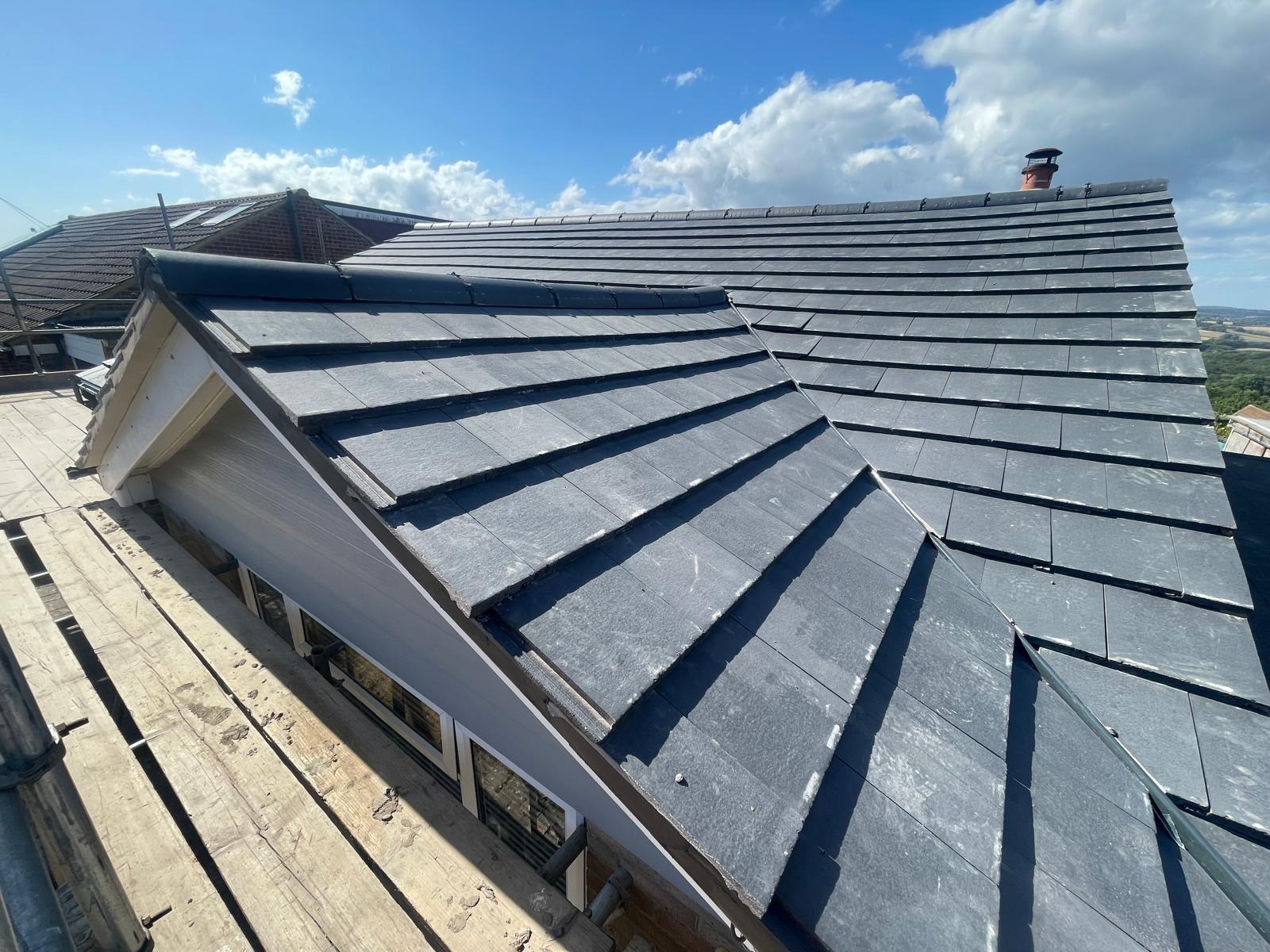 Completed pitched roof installation by Harding & Co. Roofing Specialists in London and the South East — project 46