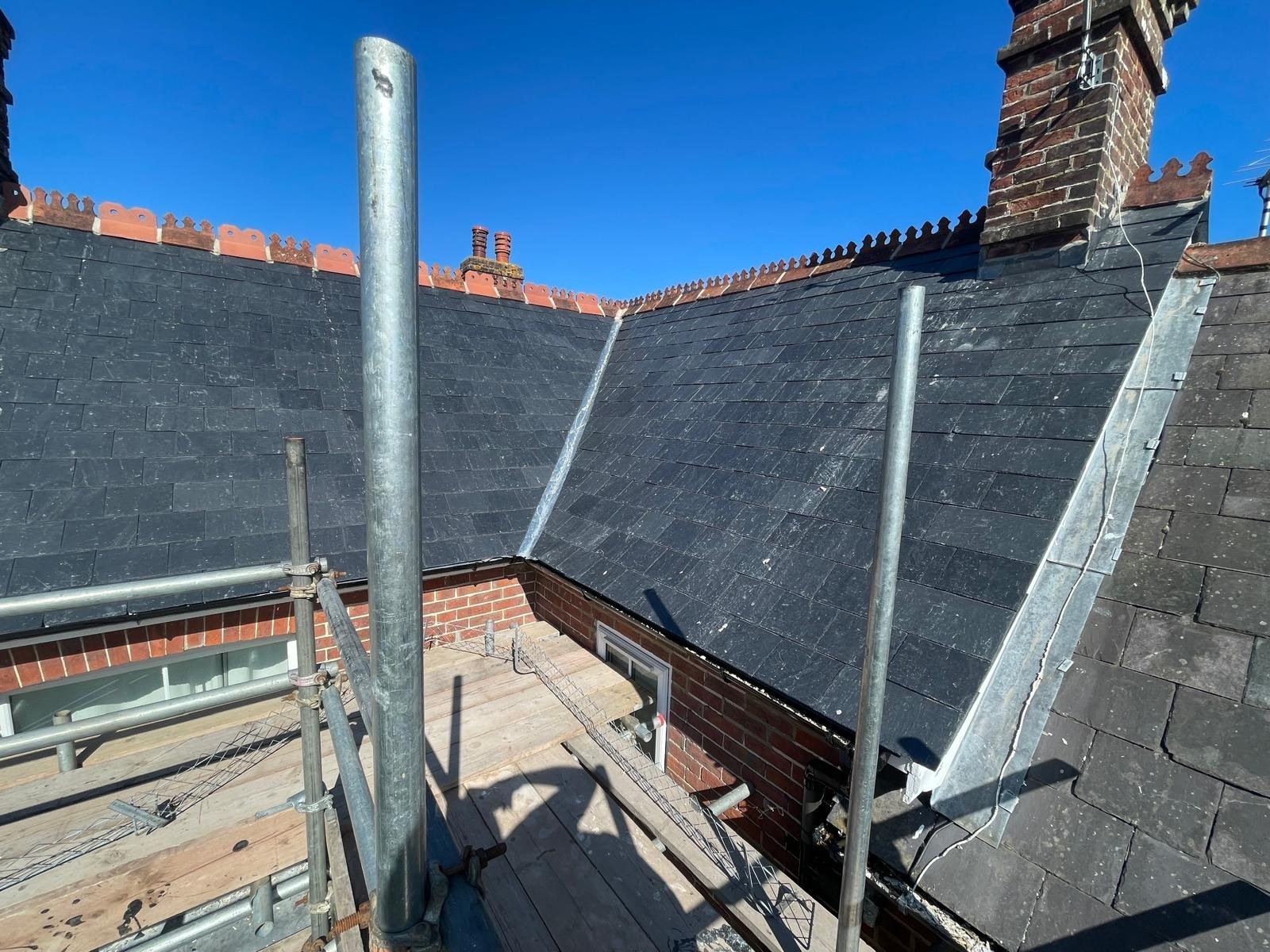 Completed pitched roof installation by Harding & Co. Roofing Specialists in London and the South East — project 44