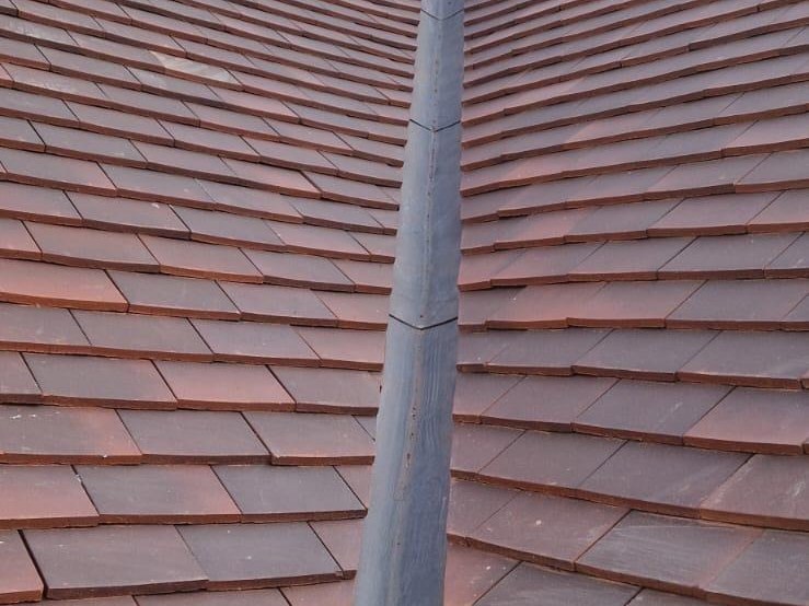 New lead valley between two roof slopes by Harding & Co. Roofing Specialists in London and the South East — project 16