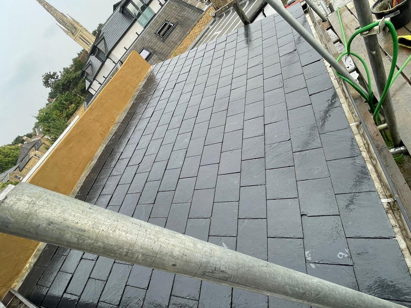 Completed pitched roof installation by Harding & Co. Roofing Specialists in London and the South East — project 38