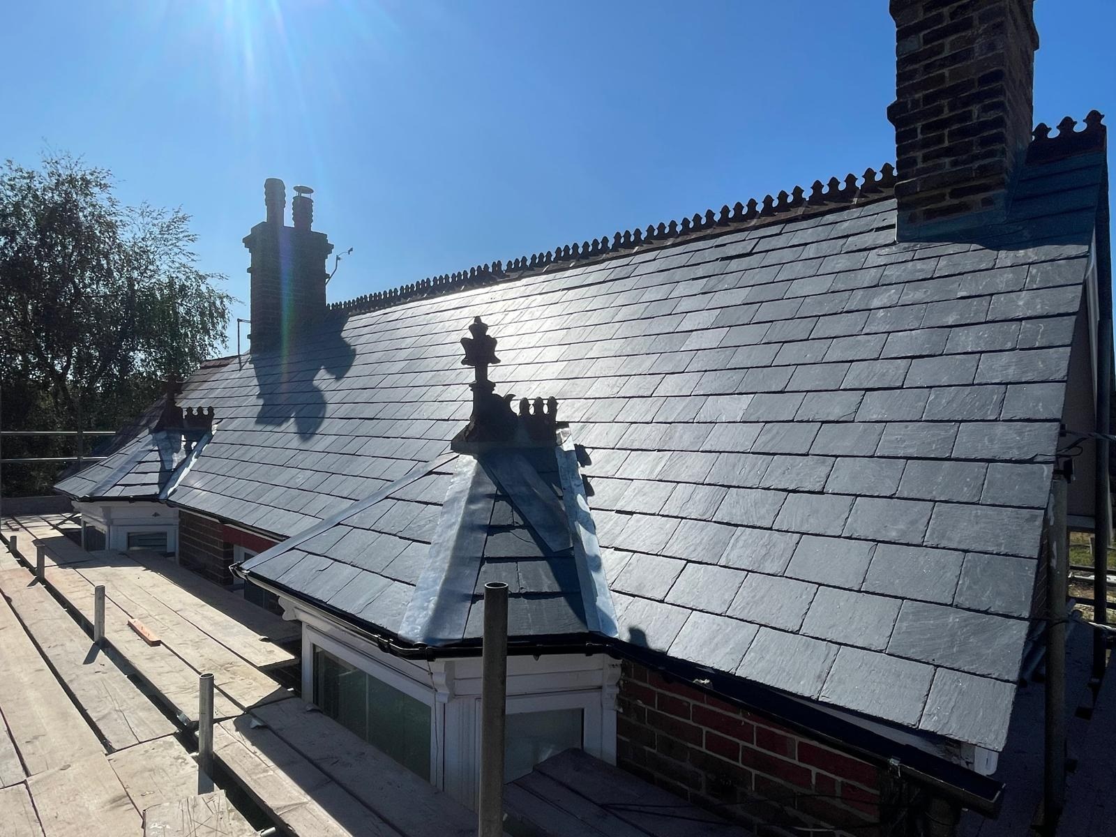 Completed pitched roof installation by Harding & Co. Roofing Specialists in London and the South East — project 42