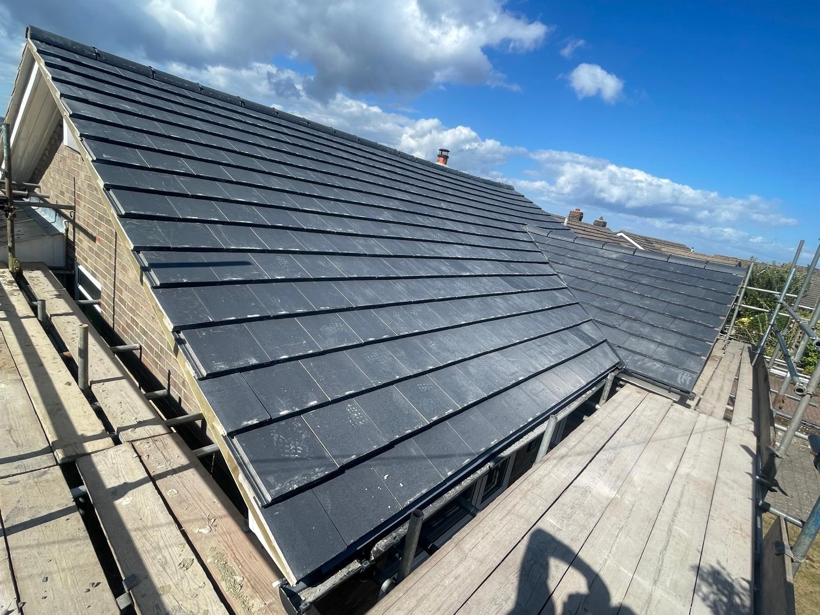 Completed pitched roof installation by Harding & Co. Roofing Specialists in London and the South East — project 45
